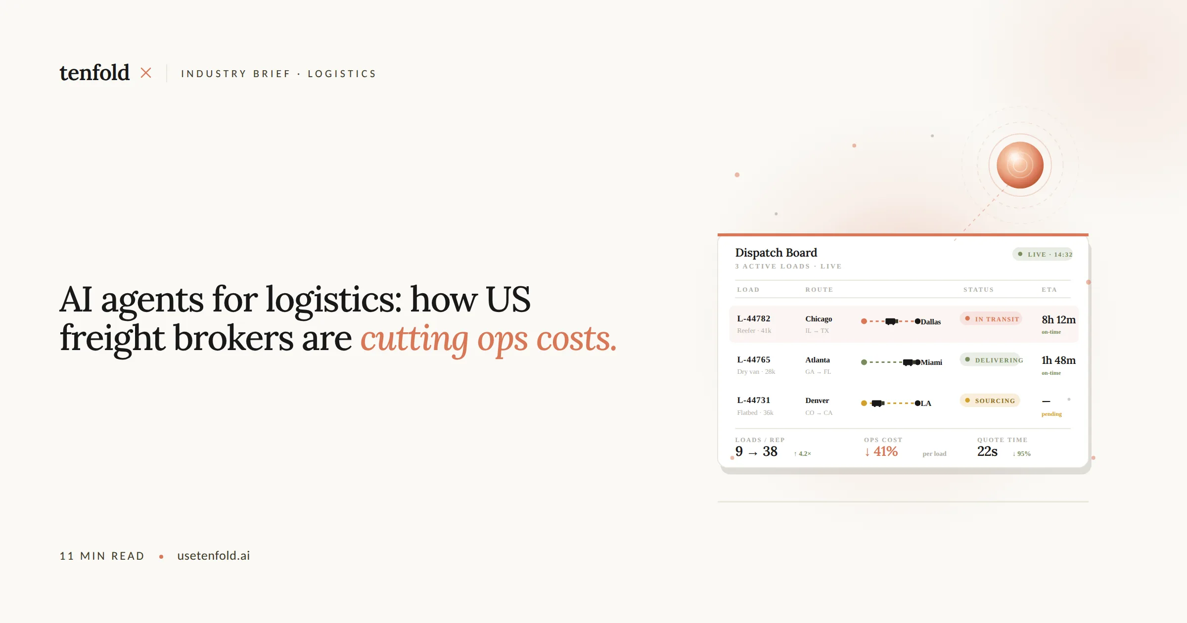 AI Agents for Logistics: How US Freight Brokers Are Cutting Ops Costs