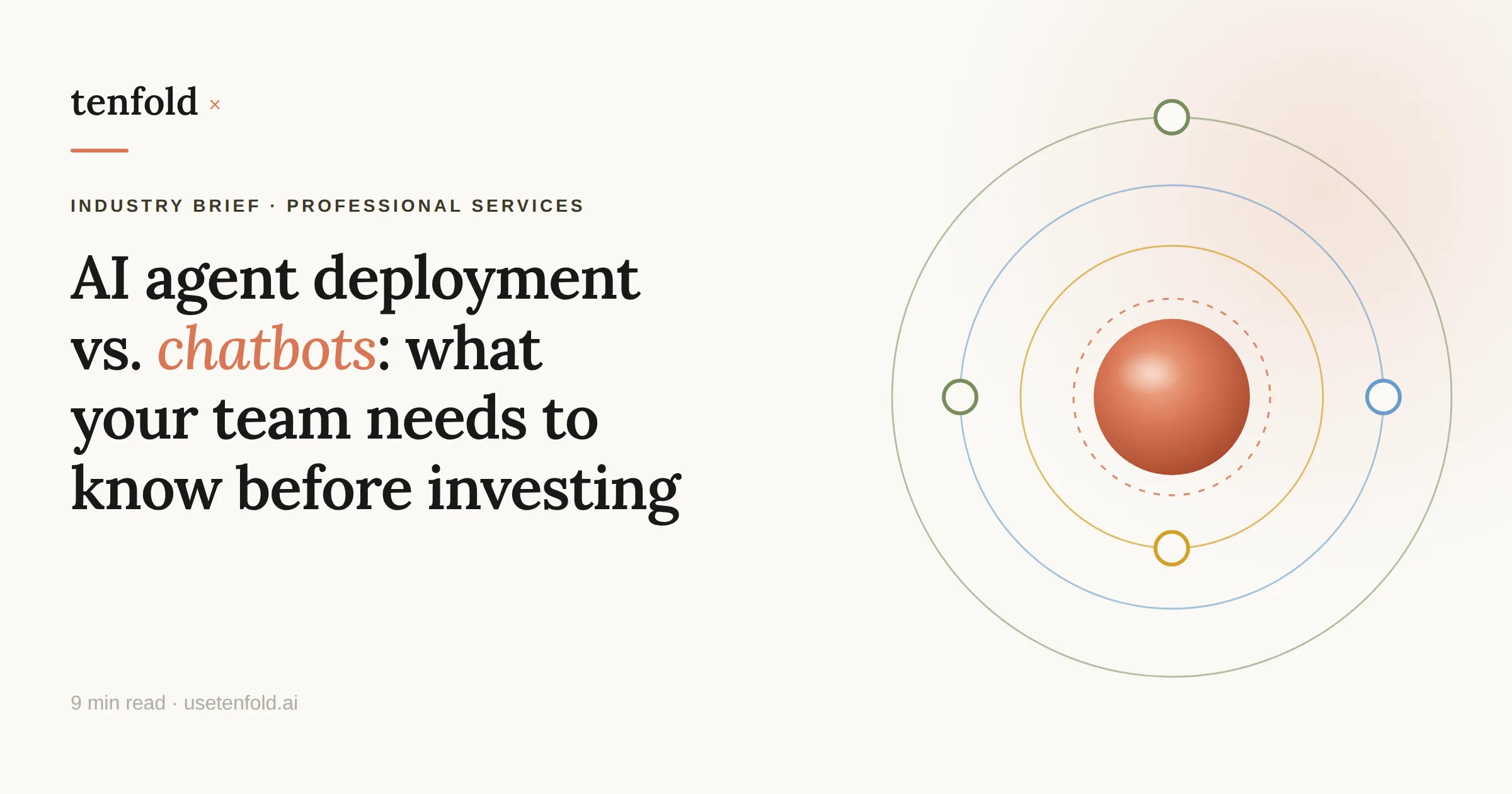 AI Agent Deployment vs. Chatbots: What Professional Services Firms Need to Know Before Investing