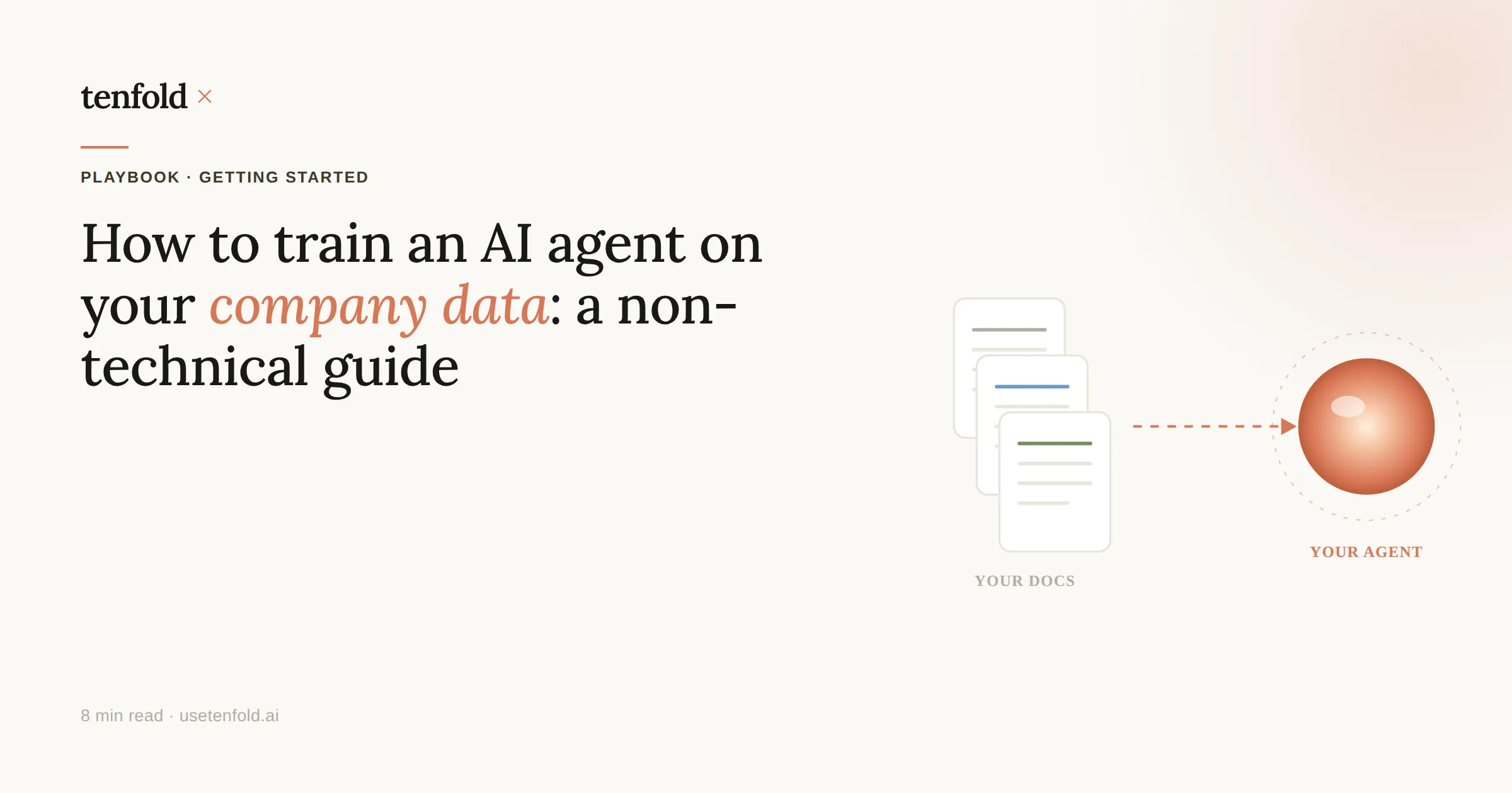 How to Train an AI Agent on Your Company Data: A Non-Technical Guide
