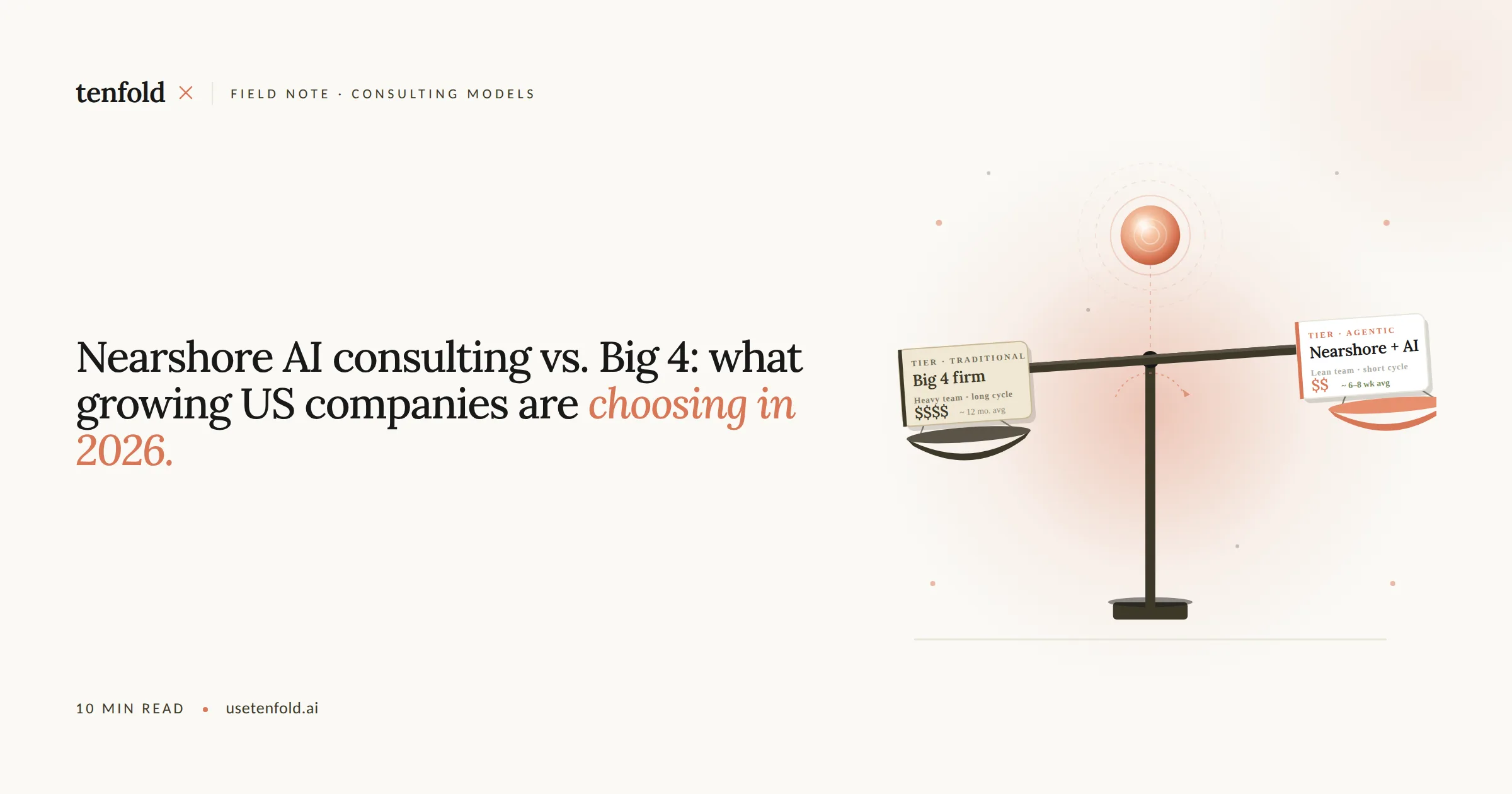 Nearshore AI Consulting vs. Big 4: What Growing US Companies Are Choosing in 2026