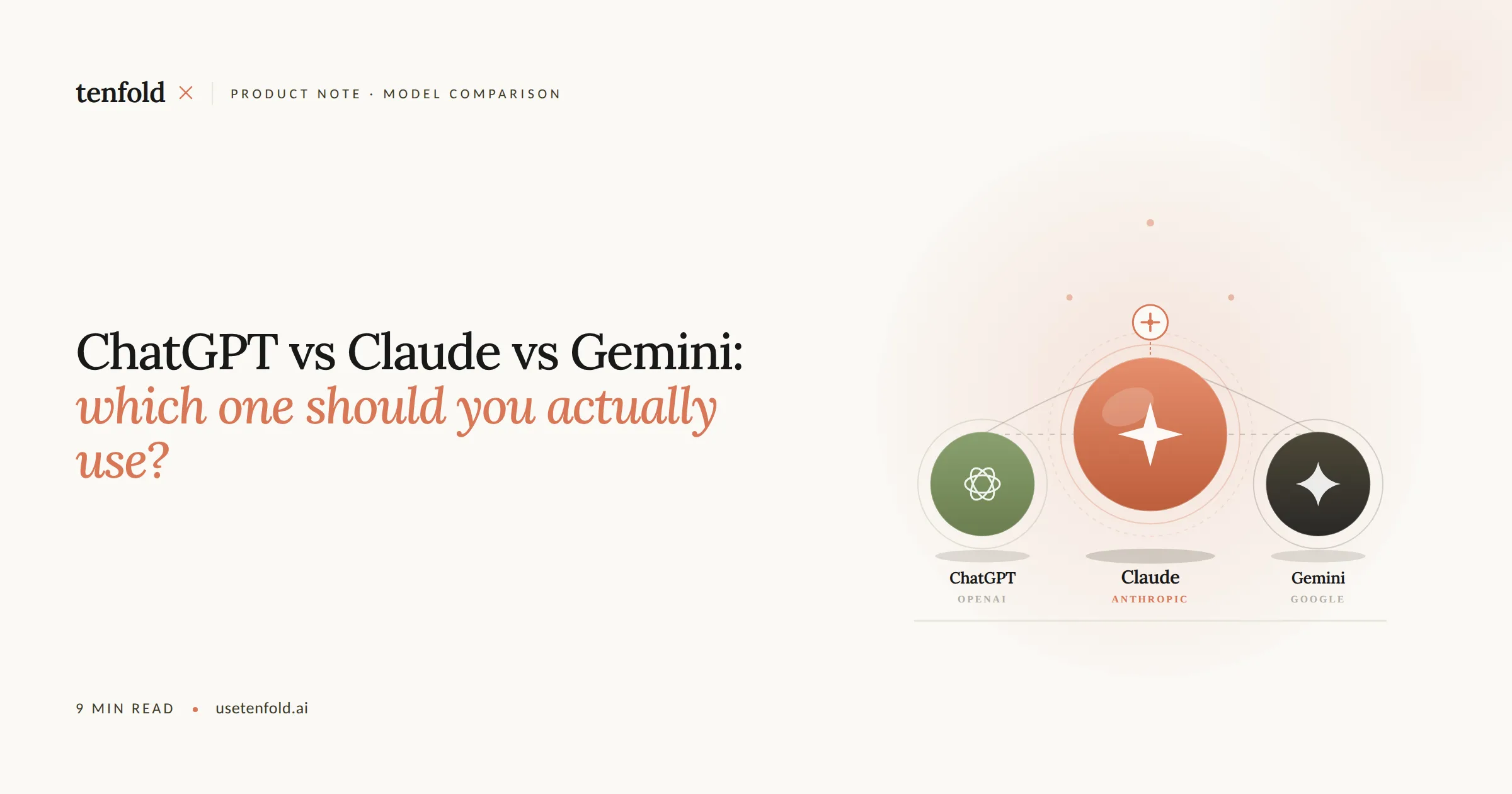 ChatGPT vs Claude vs Gemini: Which One Should You Actually Use?